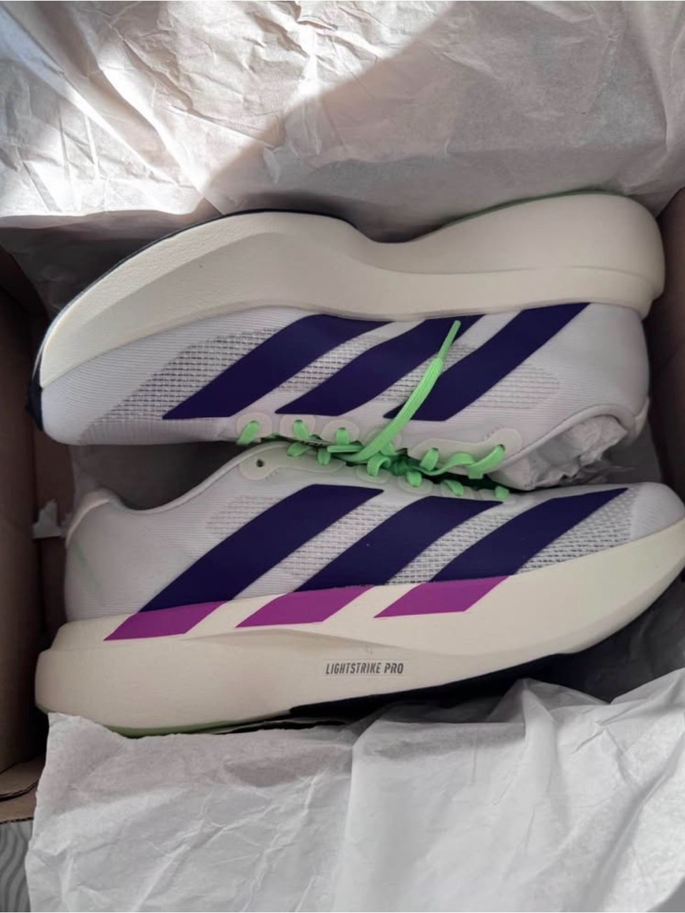 Women’s Adidas Adizero Evo SL Running Shoes – Size 8 US (Brand New)